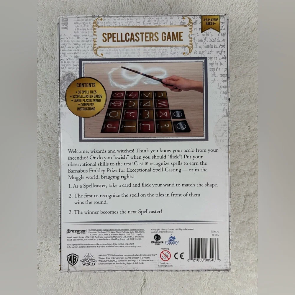 Harry Potter Spellcaster Game by Pressman-A Wand-Based Magic-Casting Game